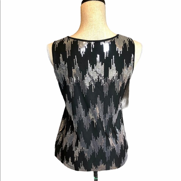 Black and Silver dress top - Picture 2 of 4